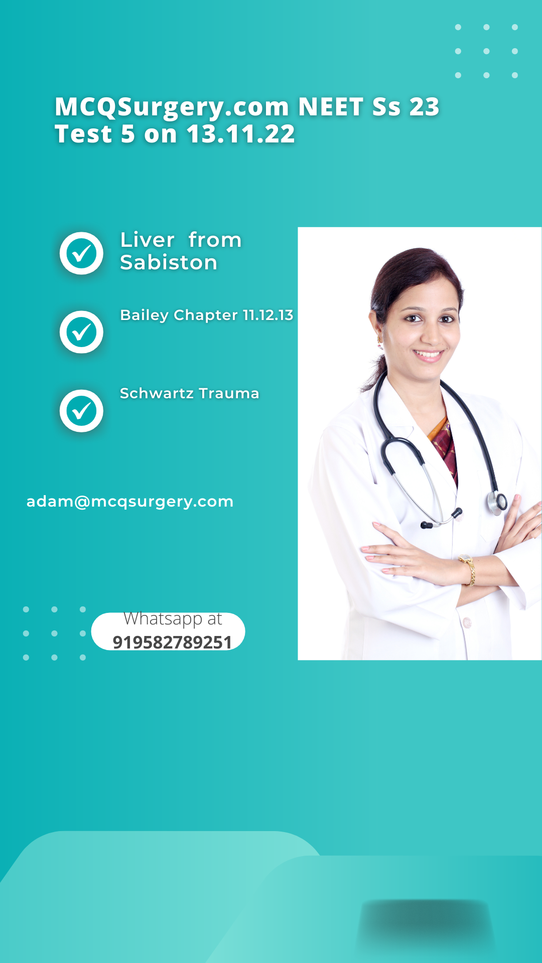 Surgery Superspeciality MCQs – MCH NEET SS Online Preparation