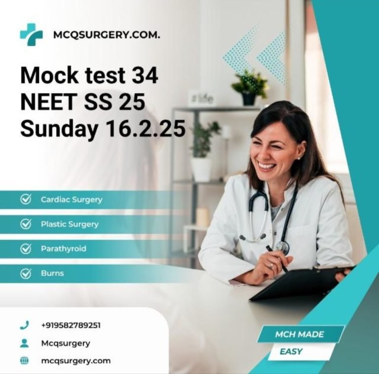 Surgery Superspeciality MCQS – MCH Preparation